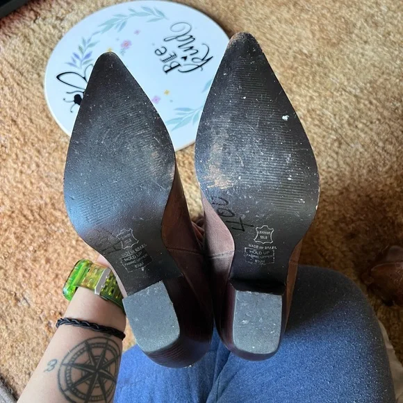 Women’s vintage Penny ❤️ Kenny genuine leather western pointy toe boots. - Picture 11 of 17